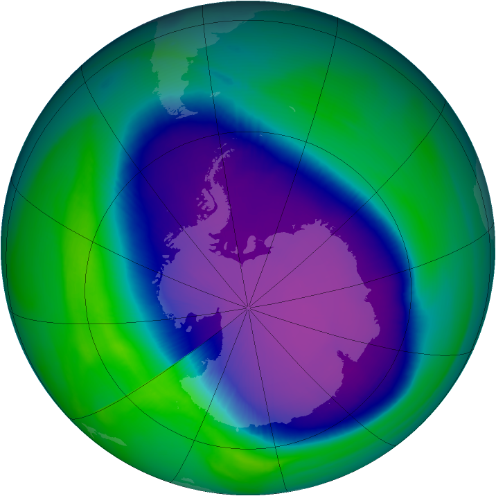 Ozone Map 2006-10-04